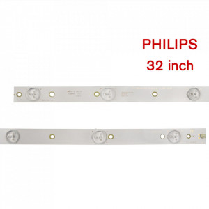 Set barete led tv Philips 32 inch, 320TT09 V6, 32PHG4109/78 32PHH4109/88 32PFG4109, 2 barete 6 leduri - Img 4