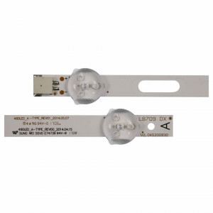 Set barete led tv Vestel, Hitachi 48 inch, 48DLED_A-TYPE_REV01, 49DLED_B-TYPE_REV00, 6Ax7 led + 1Bx8 led - Img 3
