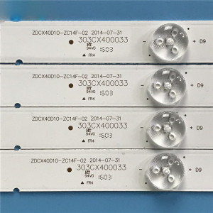 Set barete led tv VISION VVTV, VORTEX 40 inch LEDV-40E19 ZDCX40D10-ZC14F-02 L432 V2 4*10led 3v 785 mm - Img 4