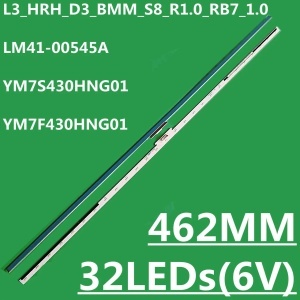 Set barete led SONY 43 INCH L3_HRH_D3_BMM_S8_R1.0_RB7_1.0_LM41-00545A YM7S430HNG01 YM7F430HNG01 KD-43XG8096 KD-43XF8096 2*32LED , 6V, 460mm
