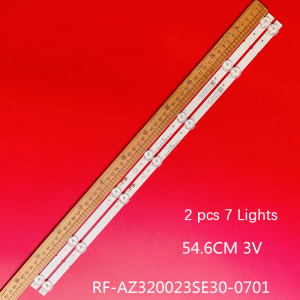 Set barete led tv Allview , Skyworth 32inch RF-AZ320023SE30-0701 A4 A3; 2 x 7 led, 3V, 545mm - Img 1