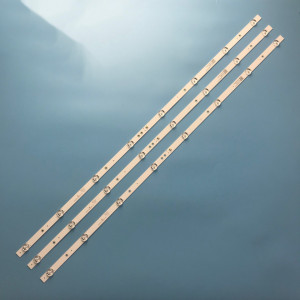 Set barete led tv Hitachi UTOK 43 inch 43G31 U43HD2 ZX43ZC332M08 A1 V0; 3 x 8 leduri, 3V, 820mm - Img 1