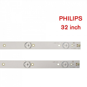 Set barete led tv Philips 32 inch, 320TT09 V6, 32PHG4109/78 32PHH4109/88 32PFG4109, 2 barete 6 leduri - Img 5