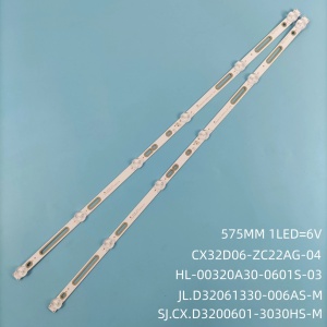 Set barete led tv SMART TECH 32 inch LE-32Z4TS, HL-00320A30-0601S-07 A1 , 2 barete 6 led - Img 1