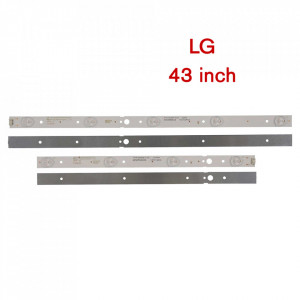 Set barete led LG 43 inch 43UJ620V CRH-A4330300104L6CNRev1.0 CRH-A4330300105R6CNRev1.0 4 barete x 4 led + 4 barete x 5 led - Img 4