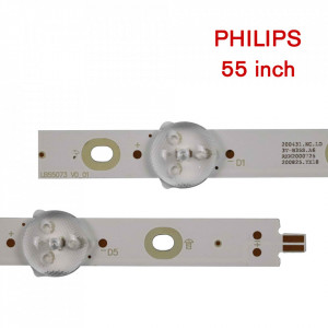 Set barete led Philips 55 inch 55PUS7503, 55PUS6162, 55PUS6262, 55PUS6753, 55PUS7303, LB55073 V1_02, 12 barete x 5led - Img 5