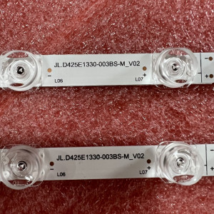 Set barete led tv Hisense 43 inch 43H6500G 43R6000GM 43A603AMV 43R6E3 43h6g 43R6090G 43H6570G JL.D425E1330-003BS-M SVH425A11; 2*14led 789mm; 3v - Img 4