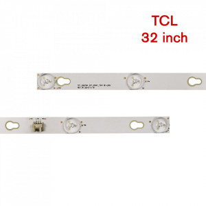 Set barete led tv TCL 32 inch 32S3750 TOT_32D2700 2X7_3030C_7S1P, 2 barete de 7 leduri - Img 7
