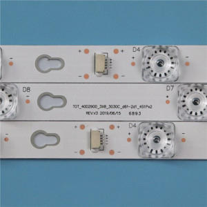 Set barete led tv Thomson, TCL 40 inch 40FD5406, JL.D40042330-004ES-M; TOT_40D2900_3X8_3030C_D6F-2D1_4S1PX2 REV.V3, 3 x 8 led, 6V, 690 mm - Img 2