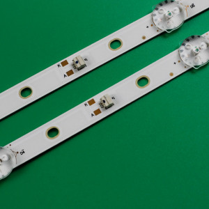 Set barete led Horizon 32hl5309, Manta , Skymaster KJ32D06-ZC22AG-09 12 20E, 3*6led 6v 570 mm 2 pin - Img 6