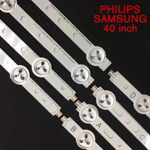 Set barete led Philips, SAMSUNG 40 inch 40PFL3208 SVS400A73, SVS400A79 10 barete 3A+2B+3C+2D - Img 4