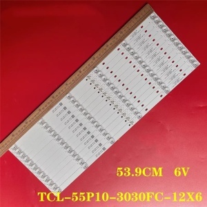 Set barete led tcl TCL 55 INCH TCL-55P10-3030FC-12X6-LX Ver.3 6LED ;YHF-4C-LB5506-YH09J, YHF-4C-LB5506-YH10J, LVU550NDEL, LVU550NDJL; 12*6led 6v 539mm