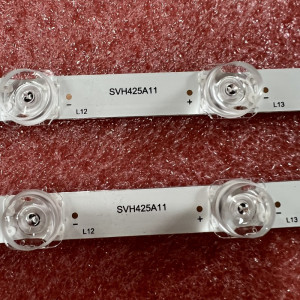 Set barete led tv Hisense 43 inch 43H6500G 43R6000GM 43A603AMV 43R6E3 43h6g 43R6090G 43H6570G JL.D425E1330-003BS-M SVH425A11; 2*14led 789mm; 3v - Img 5