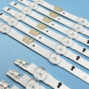 Set barete led tv Samsung 55 inch D4GE-550DCA-R3 + D4GE-550DCB-R3 ; 6 x 12 led (7 + 5 led); 3V ;1160mm - Img 4