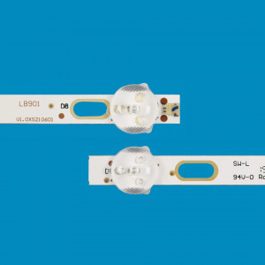 Set barete led tv SAMUS 32 inch SJ.HZ.D3200801-2835DS-M SJ.HZ.D3200801-2835BS-M SJ.YM.D3200801-2835BS-M SJ.YM.D3200801-2835FS-M 2 x 8 led, 3V, 570 mm - Img 2