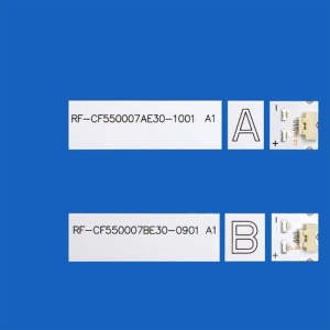 Set barete led tv VESTEL , PANASONIC , TOSHIBA, JVC, HITACHI 55 inch RF-CF550007AE30-1001 , RF-CF550007BE30-0901 , VESTEL : 23647009 ,3*10led + 2*9led , 1077MM , 3V , white light
