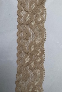 DANTELĂ ELASTICĂ -bej- 3cm