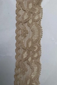 DANTELĂ ELASTICĂ -bej- 3cm