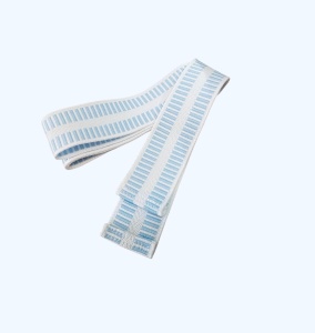 Fașă botez 35 mm × 120 cm bleu – panglică PES pentru botez, moale și decorativă