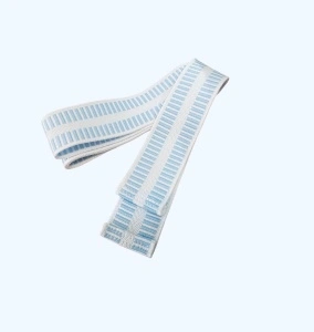 Fașă botez 35 mm × 120 cm bleu – panglică PES pentru botez, moale și decorativă