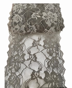 Dantelă elastică -gri- 16cm