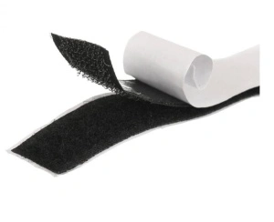 Bandă Velcro 25 mm × 10 cm – 10 bucăți, negru, fixare pe multiple suprafețe