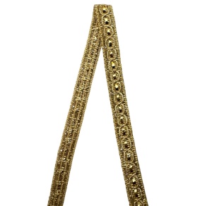 Galon decorativ drept 8mm, lurex