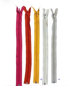 Fermoar Detașabil 40 cm, Spiră 5 mm - Diverse Culori pentru Jachete și Hanorace
