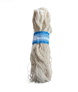 Macrame scul bej deschis