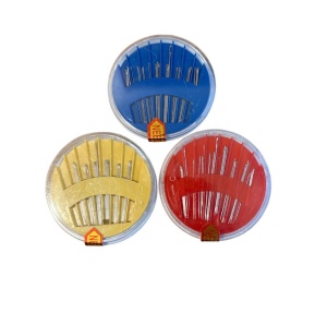 Set 3 rozete cu ace de cusut manual 3–5 cm – diverse mărimi