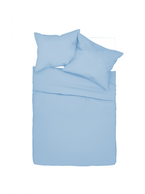 Lenjerie de pat din bumbac Simply A426 - albastru deschis