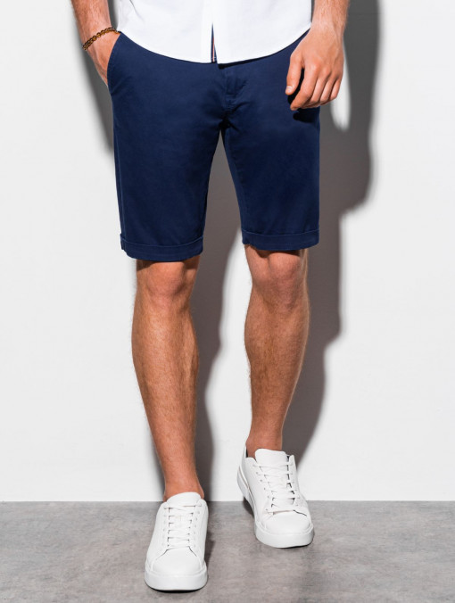 Pantaloni scurti premium barbati W243 - bleumarin