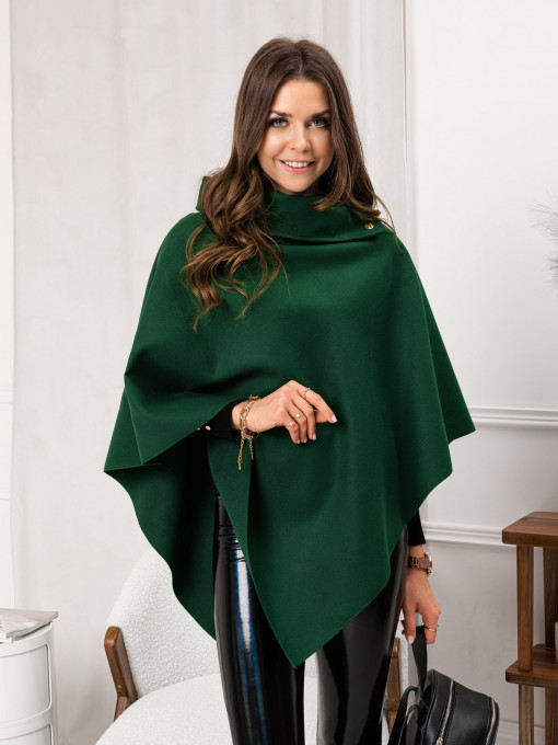 Palton dama MLR003 - verde-inchis