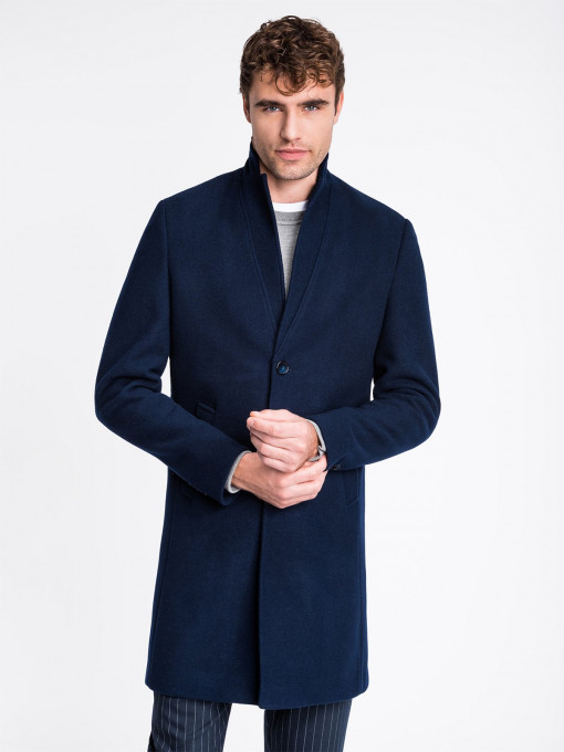Palton premium barbati - C425-bleumarin