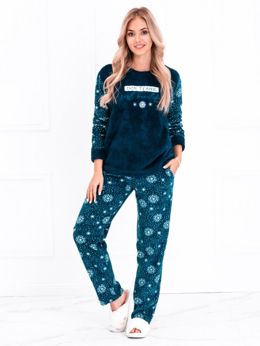 Pijamale femei ULR154 - turcoaz