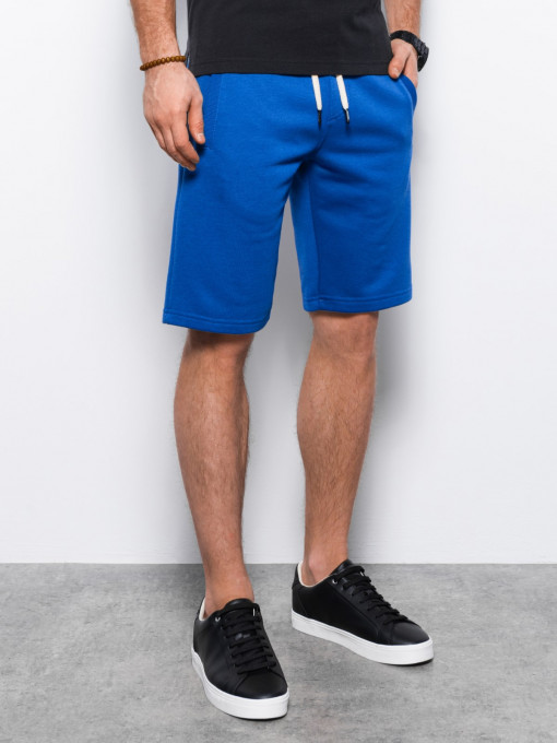 Pantaloni scurți pentru bărbați cu buzunare - albastru V5 OM-SRBS-0109