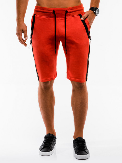 Pantaloni scurti - W054-portocaliu