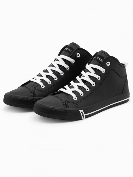 Pantofi de gleznă pentru bărbați - negru V1 OM-FOTH-0121