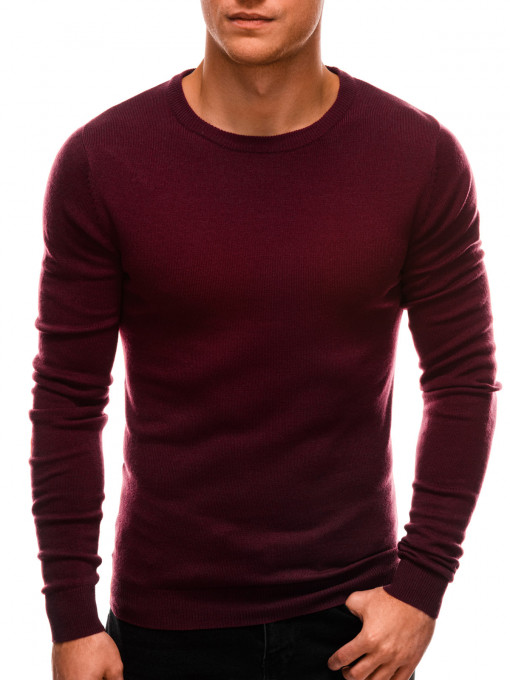 Bluza barbati E199 - rosu-inchis