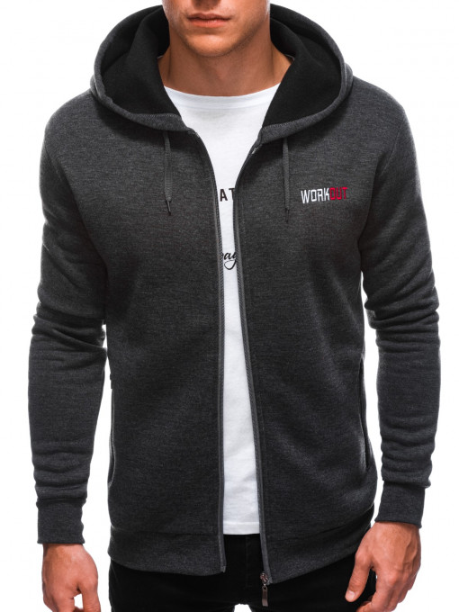 Men's hoodie B1519 - dark grey