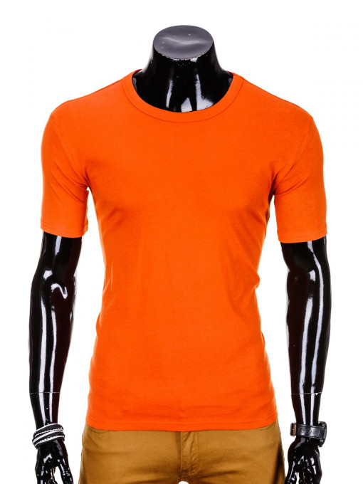 Tricou barbati, bumbac - S970-portocaliu