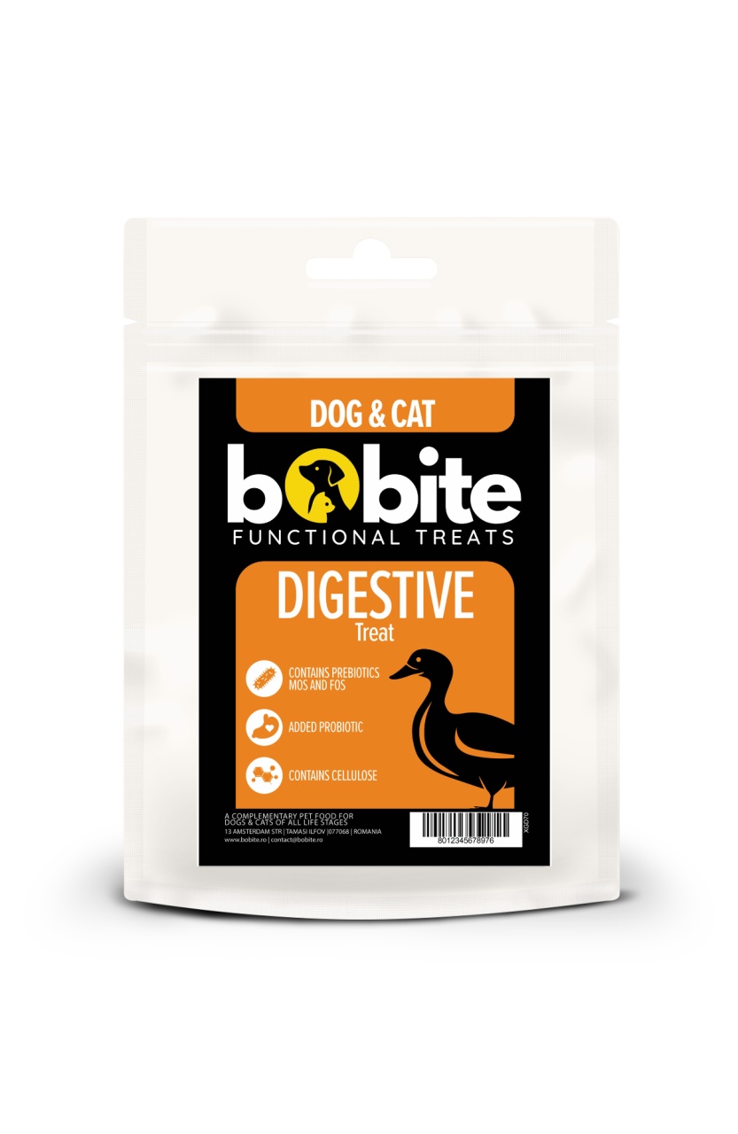 Bobite Functional Treats, Gustare pentru digestie - Câini și Pisici, 70g