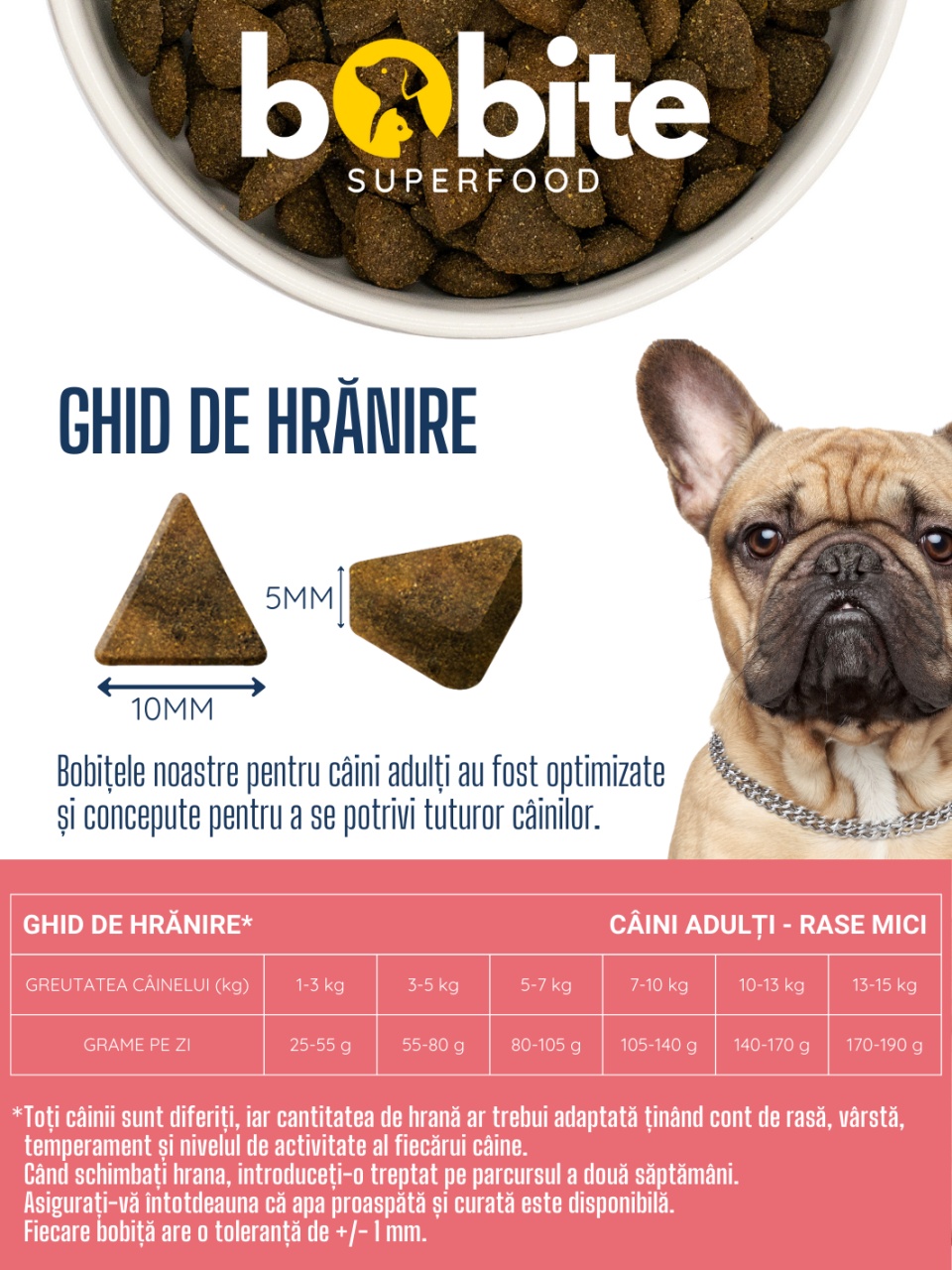 Pachet degustare, Bobite SuperFood, Adult-rasa mica, Somon scotian cu Marar, Spanac, Fenicul, Sparanghel si Rosii, Hrana uscata caini, 100g - 2 | YEO