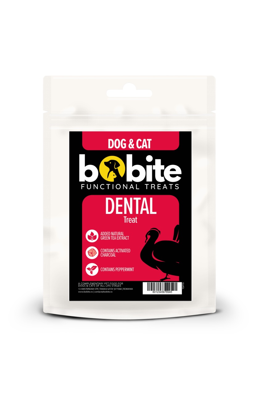 Bobite Functional Treats, Gustare pentru igiena dentară - Câini și Pisici, 70g