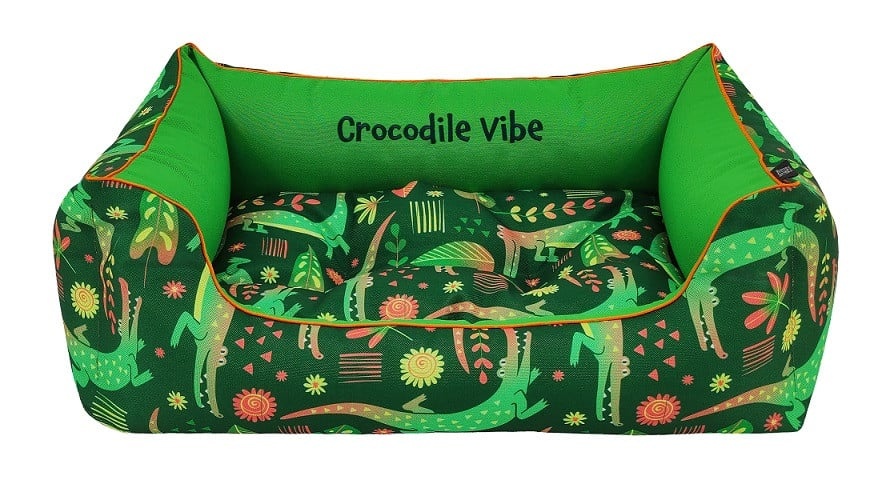 Pat caine - CAZO Crocodile Vibe Green - 95x75cm