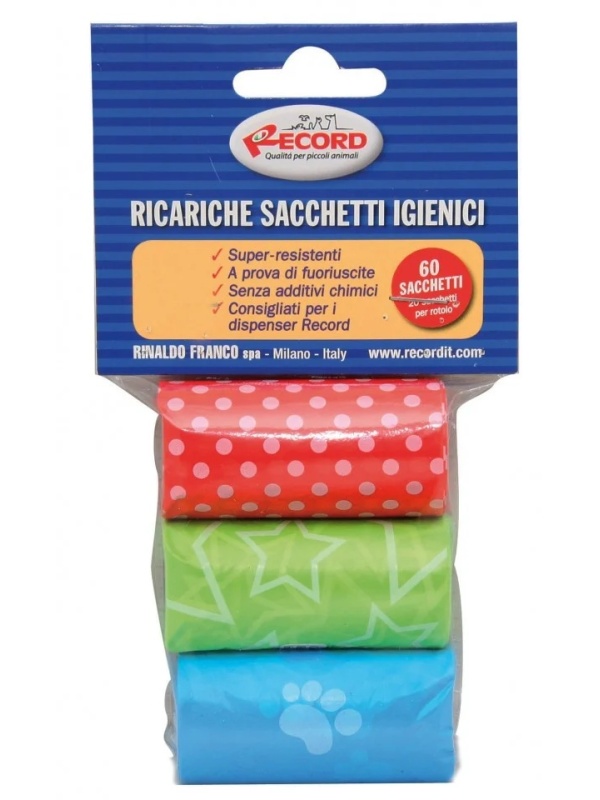 Pungi igienice pentru caini - set 3 role x 10buc.