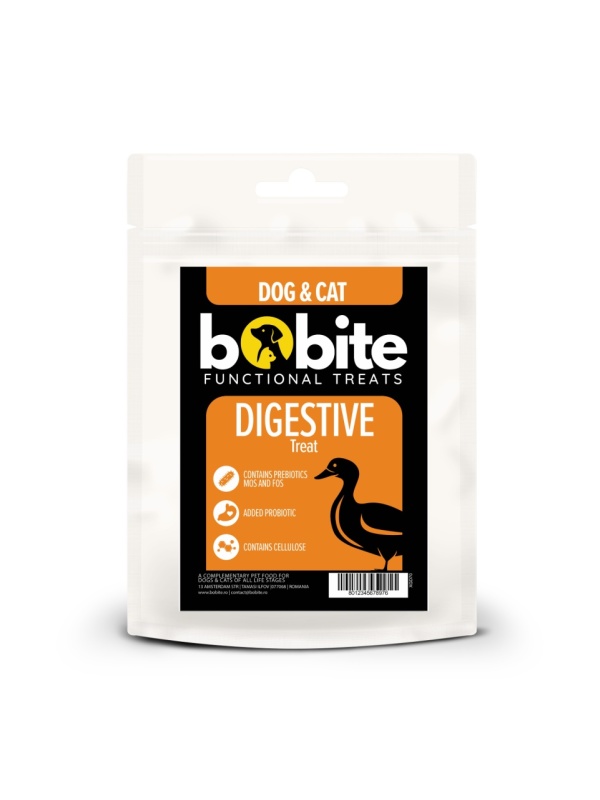 Bobite Functional Treats, Digestion Snack – Dogs and Cats, 70g