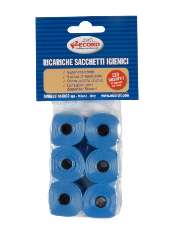 Pungi igienice pentru caini - set 6 role x 20buc.
