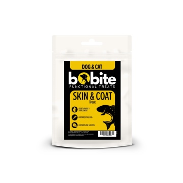 Bobite Functional Treats, Gustare pentru piele și blană - Câini și Pisici, 70g