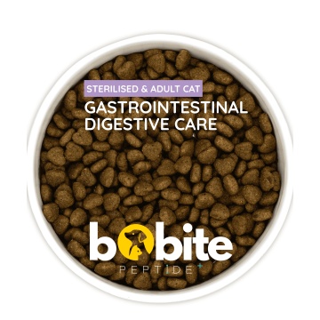 bobite hrana pisici Bobite Peptide+ curcan fara cereale in castron